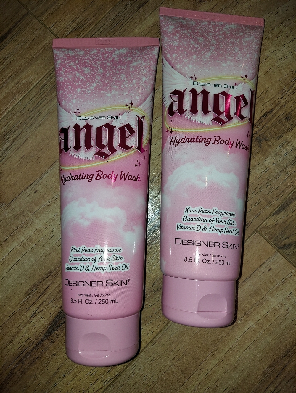 2x Designer Skin Angel Body Wash Awesome Kiwi Pear Fragrance NEW
